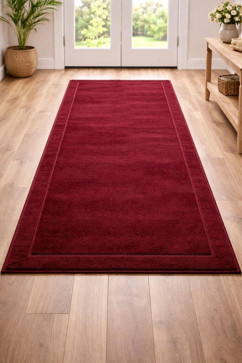 Carpet Runner Burgandy 4' x 8'