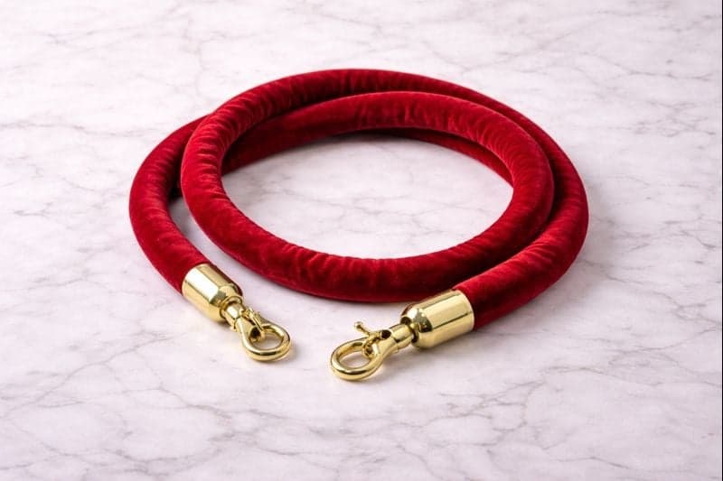 Velvet Red Rope (6')