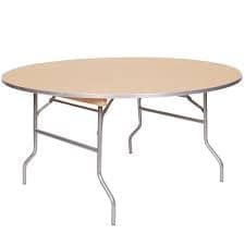 60” Round Wood (Seat 8)