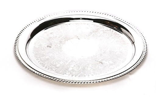 16 Round - Silver Tray